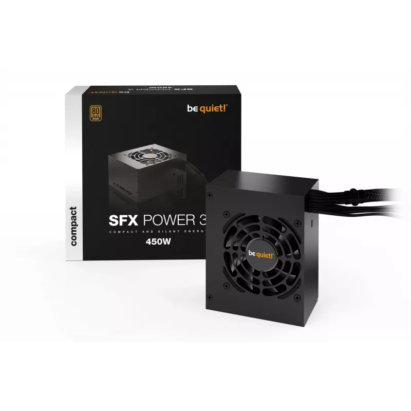 be quiet SFX POWER 3 450W toiteplokk 20+4 pin ATX Must
