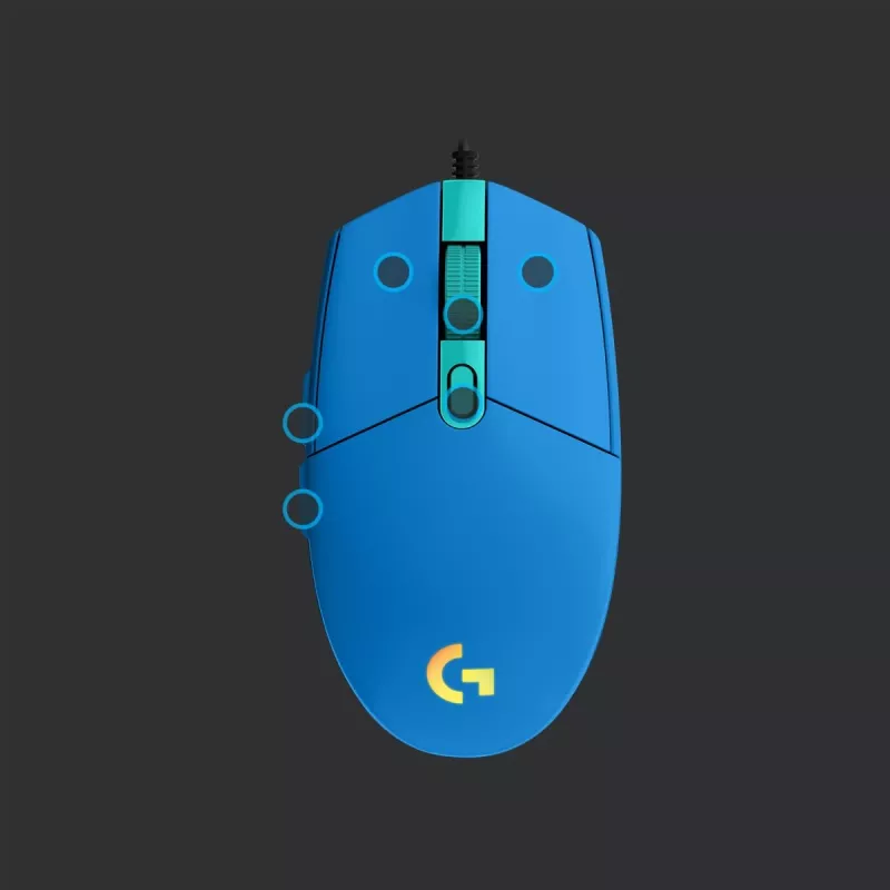 Mänguhiir Logitech G G203 LIGHTSYNC USB Type-A
