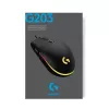 LOGITECH G203 Lightsync mänguhiir USB Valge