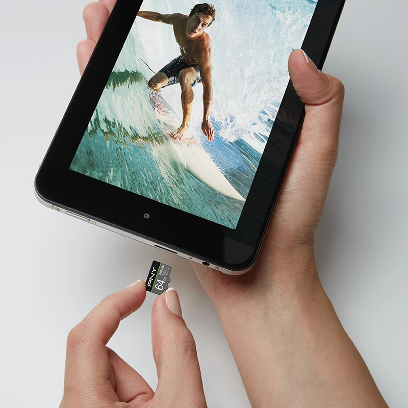 PNY Micro-sd Pro Elite 64GB Class 10 Uhs-i U3 A1 V30 Sd Adapter