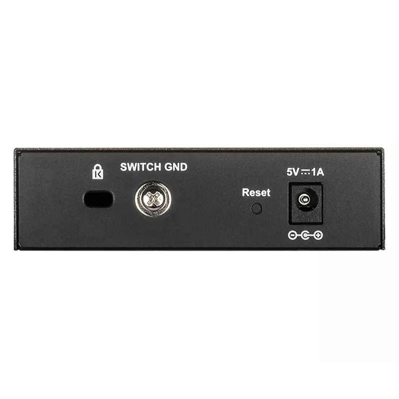 D-Link DGS-1100-05V2/E võrgulüliti Hallatav L2 Gigabit Ethernet (10/100/1000) Must