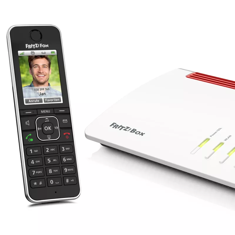 DECT telefon AVM FRITZ!Fon C6 Must