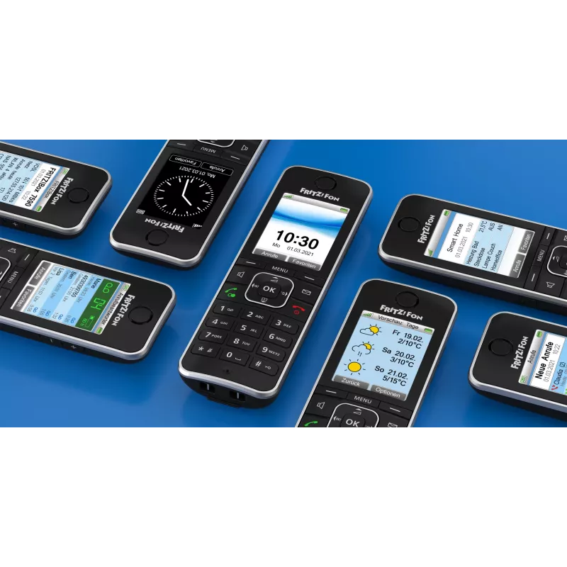 DECT telefon AVM FRITZ!Fon C6 Must