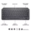 LOGITECH Minimalistlik juhtmevaba valgustatud klaviatuur - MX KEYS MINI - Grafiit - Qwertz Saksa