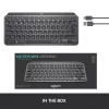 LOGITECH Minimalistlik juhtmevaba valgustatud klaviatuur - MX KEYS MINI - Grafiit - Qwertz Saksa