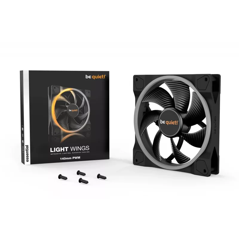 be quiet Light Wings 140mm ARGB PWM ventilaator must