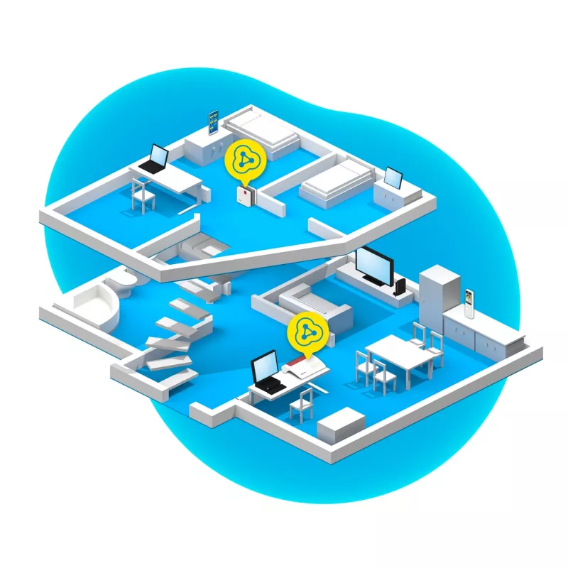 Repiiter FRITZ! 1200 AX 3000 Mbit/s Ethernet LAN Wi-Fi Valge 1 tk
