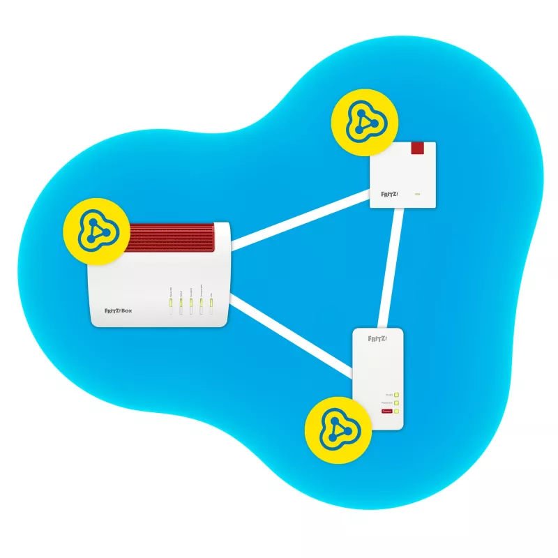 Repiiter FRITZ! 1200 AX 3000 Mbit/s Ethernet LAN Wi-Fi Valge 1 tk