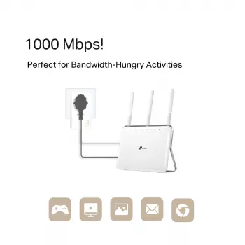 TP-Link TL-PA7019P KIT 1000 Mbit/s Ethernet LAN valge 2 tk