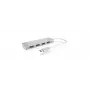 ICY BOX IB-HUB1425-C3 USB 3.2 Gen 1 (3.1 Gen 1) USB-C 5000 Mbit/s Hõbedane