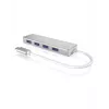 ICY BOX IB-HUB1425-C3 USB 3.2 Gen 1 (3.1 Gen 1) USB-C 5000 Mbit/s Hõbedane