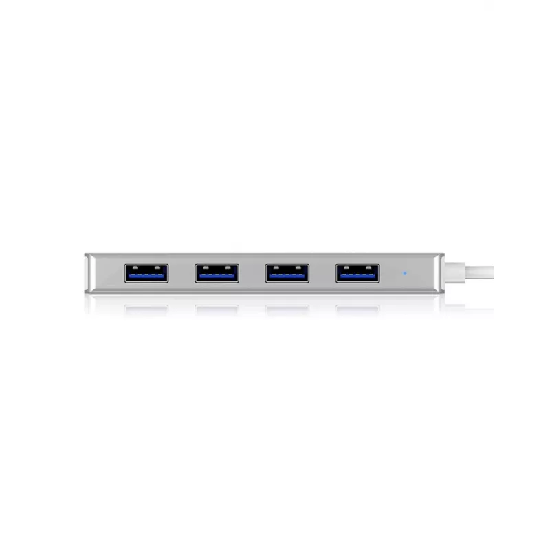 ICY BOX IB-HUB1425-C3 USB 3.2 Gen 1 (3.1 Gen 1) USB-C 5000 Mbit/s Hõbedane