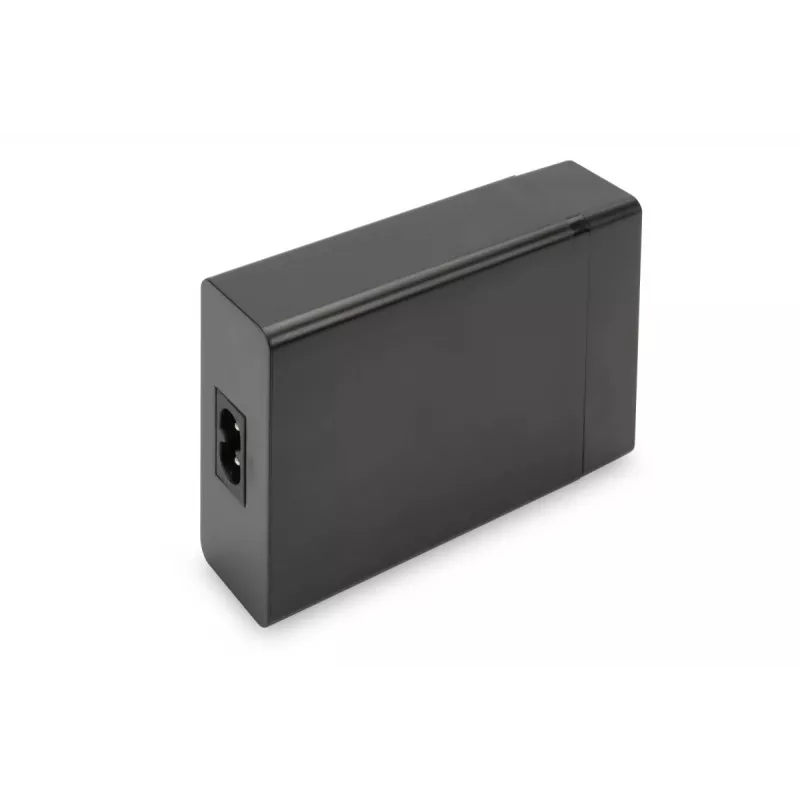 DIGITUS 4-pordiline USB-laadija, 72W 1x USB-C (PD) 5,9,15,20V/3A, 3x USB-A 5V/2.4A, must