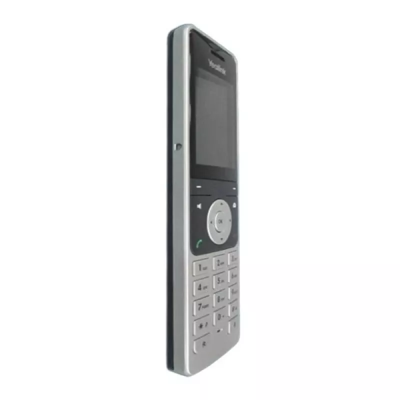 Yealink SIP-W56H DECT telefonitoru helistaja ID must, hõbedane