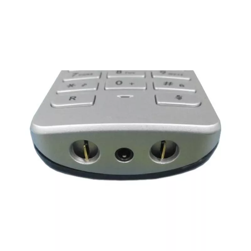 Yealink SIP-W56H DECT telefonitoru helistaja ID must, hõbedane