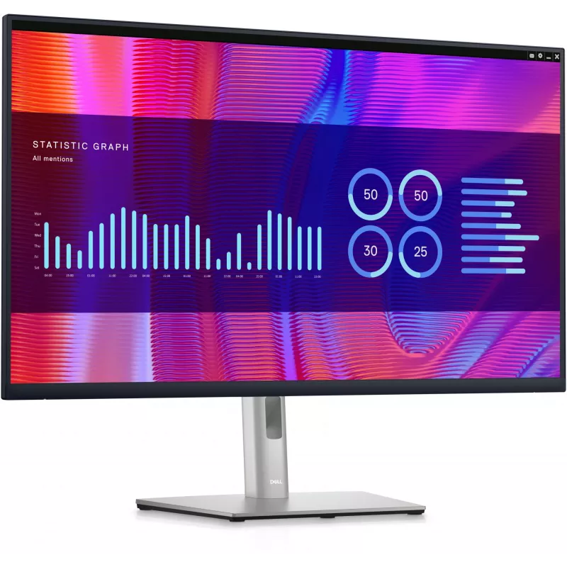 DELL P Series P3223DE arvutimonitor 80 cm (31,5 tolli) 2560 x 1440 pikslit Quad HD LCD must