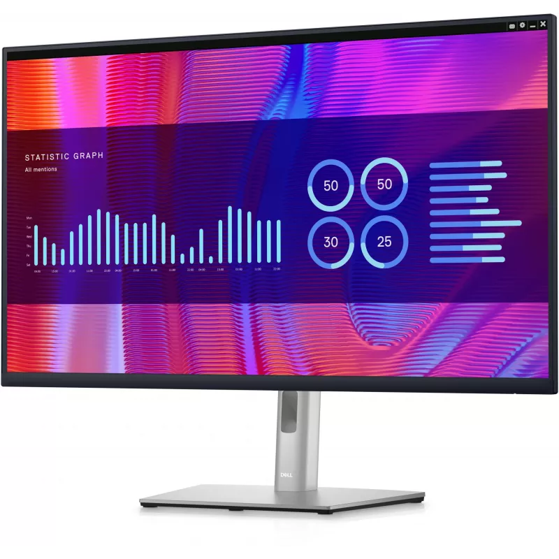DELL P Series P3223DE arvutimonitor 80 cm (31,5 tolli) 2560 x 1440 pikslit Quad HD LCD must