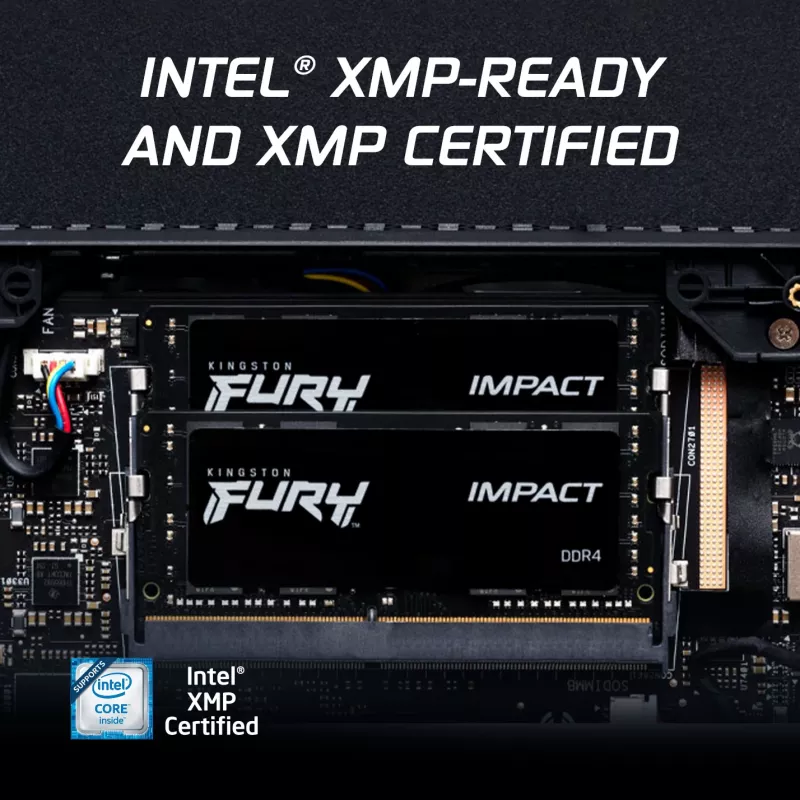 Kingston Technology FURY 32GB 3200MT/s DDR4 CL20 SODIMM (2 tk komplekt) Impact