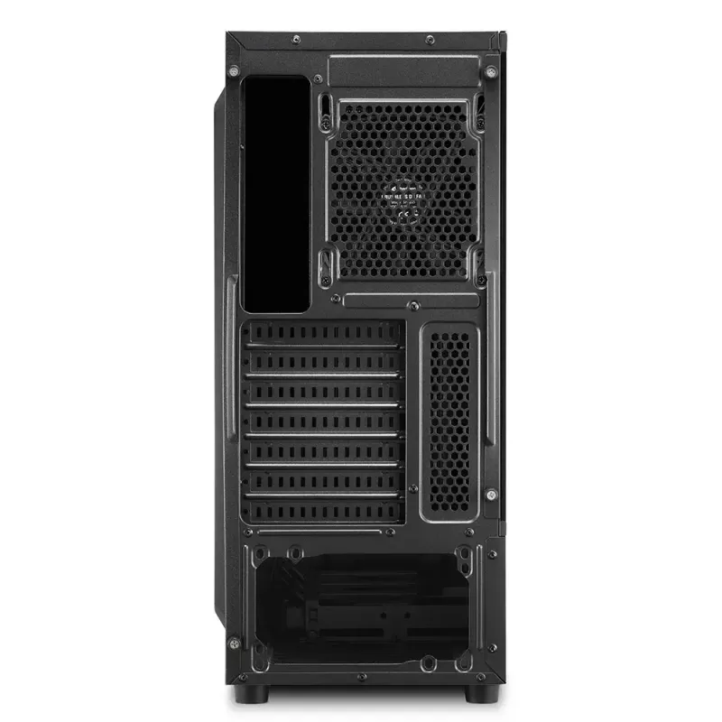 PC-korpus Sharkoon RGB Slider Midi Tower Must