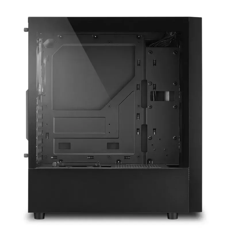 PC-korpus Sharkoon RGB Slider Midi Tower Must