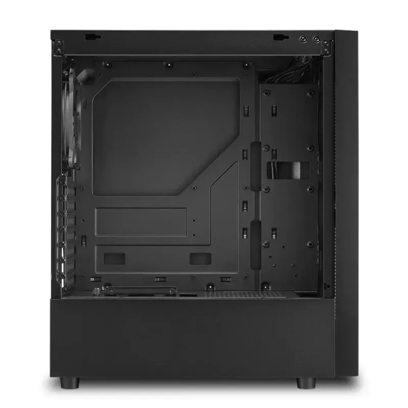 PC-korpus Sharkoon RGB Slider Midi Tower Must