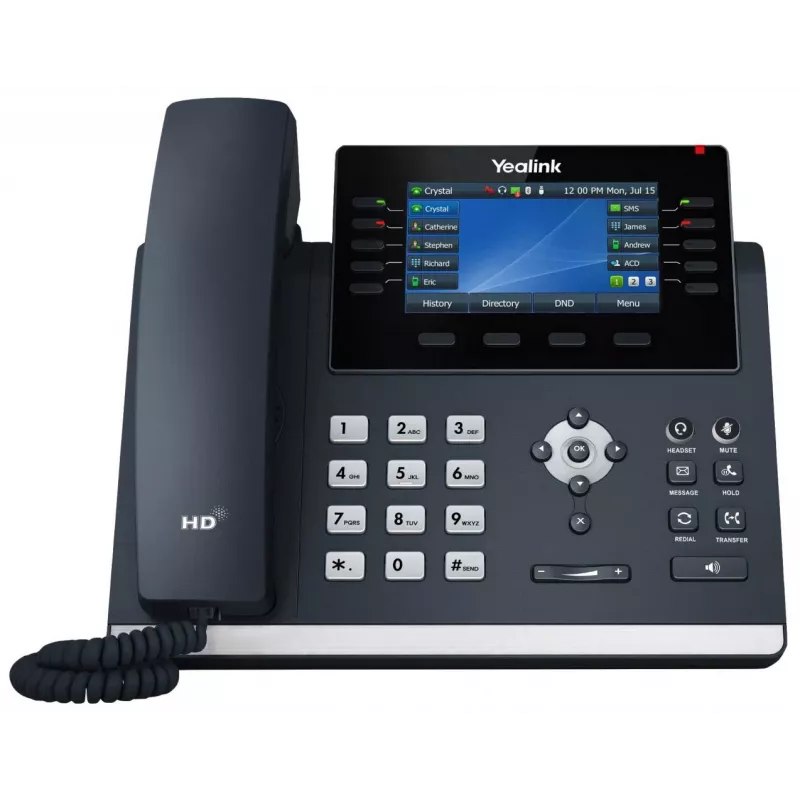 Yealink SIP-T46U IP-telefon hall LCD Wi-Fi