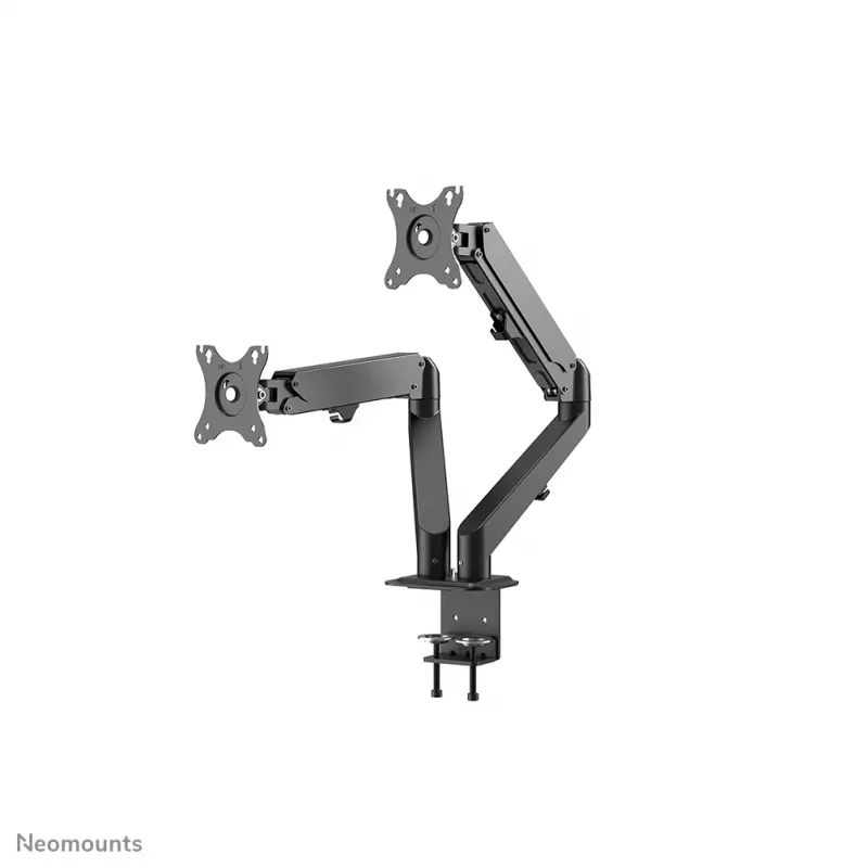 Neomounts DS70-700BL2 Monitor arm 17-27 inch - gas spring, Clamp, 7 kg, 43.2 cm (17 inch), 68.6 cm (27 inch), 100 x 100 mm, Must