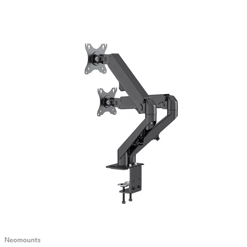 Neomounts DS70-700BL2 Monitor arm 17-27 inch - gas spring, Clamp, 7 kg, 43.2 cm (17 inch), 68.6 cm (27 inch), 100 x 100 mm, Must