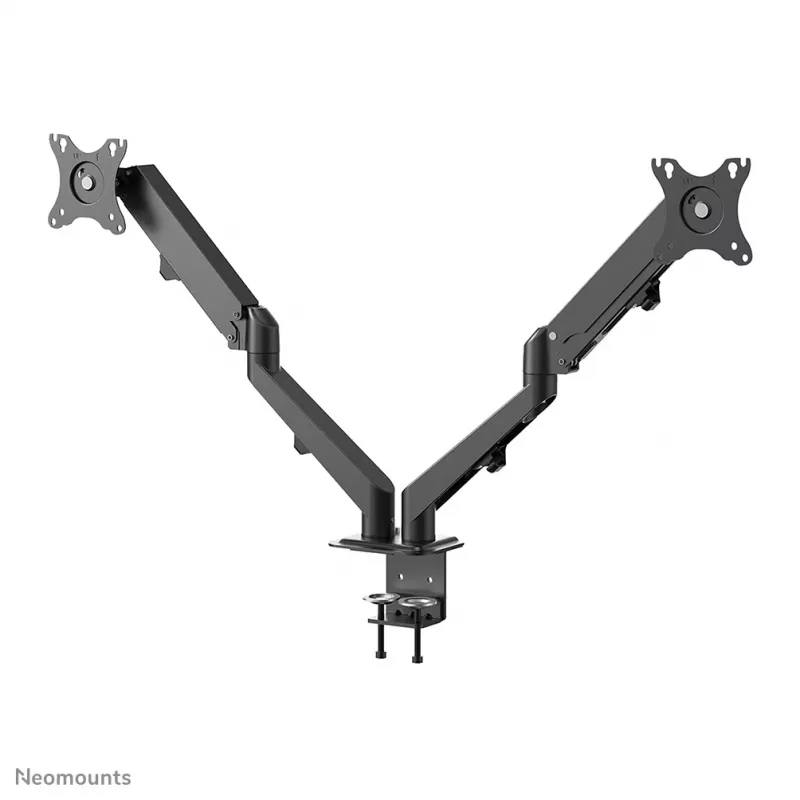 Neomounts DS70-700BL2 Monitor arm 17-27 inch - gas spring, Clamp, 7 kg, 43.2 cm (17 inch), 68.6 cm (27 inch), 100 x 100 mm, Must