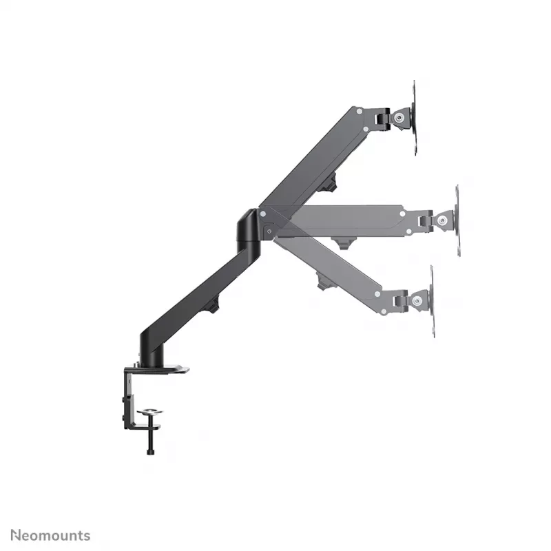 Neomounts DS70-700BL2 Monitor arm 17-27 inch - gas spring, Clamp, 7 kg, 43.2 cm (17 inch), 68.6 cm (27 inch), 100 x 100 mm, Must