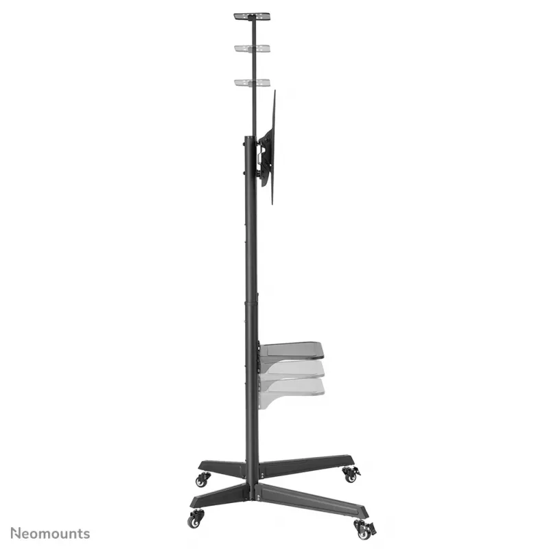 Neomounts FL50-550BL1 telerikäru 37-70 tolli, must, kaasaskantav põrandaalus, teras, 50 kg, 94 cm (37 tolli), 177,8 cm (70 tolli)