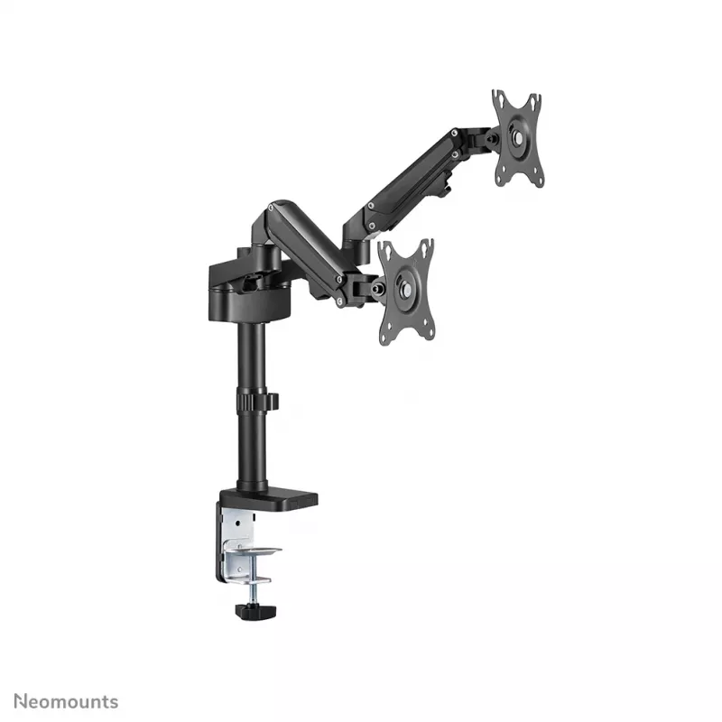 Neomounts DS70-750BL2 monitorihoidik 17-27 tolli - gaasvedru, Klamber/Läbiviigukinnitus, 7 kg, 43,2 cm (17 tolli), 68,6 cm (27 tolli), 100 x 100 mm, Must