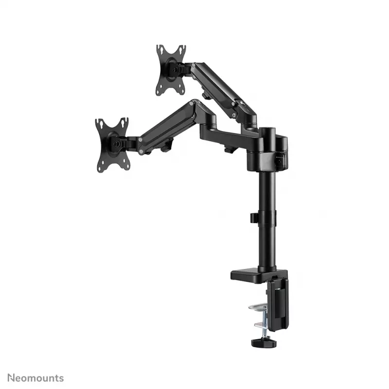 Neomounts DS70-750BL2 monitorihoidik 17-27 tolli - gaasvedru, Klamber/Läbiviigukinnitus, 7 kg, 43,2 cm (17 tolli), 68,6 cm (27 tolli), 100 x 100 mm, Must