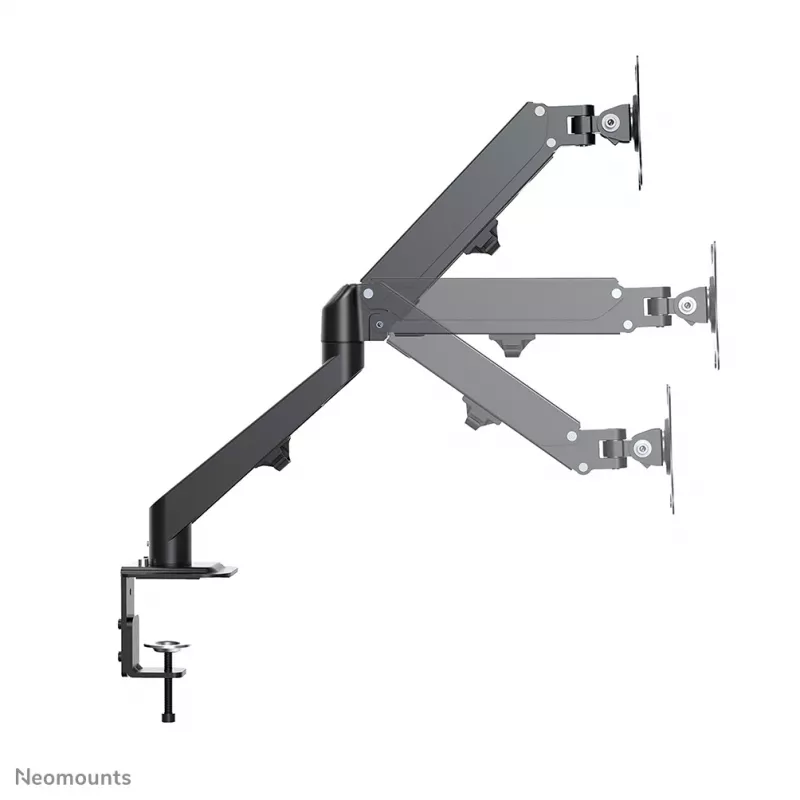 Neomounts DS70-700BL1 monitori vars 17-27 tolli - gaasvedru, klamber, 7 kg, 43,2 cm (17 tolli), 68,6 cm (27 tolli), 100 x 100 mm, must