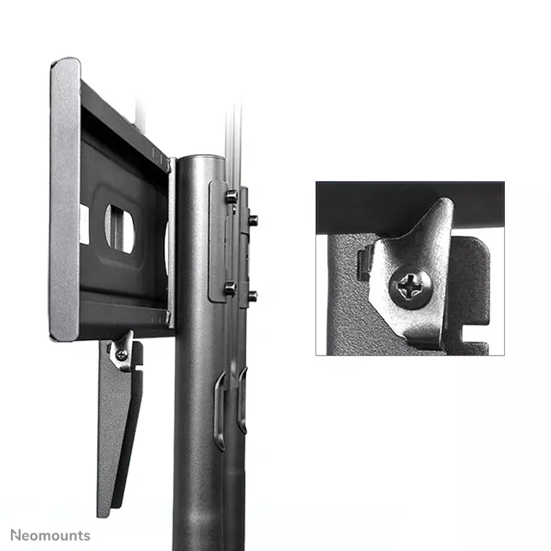 Neomounts NM-M1700Must TV trolley 32-75 inch, Must, Fixed floor stand, Steel, 50 kg, 81.3 cm (32 inch), 190.5 cm (75 inch)
