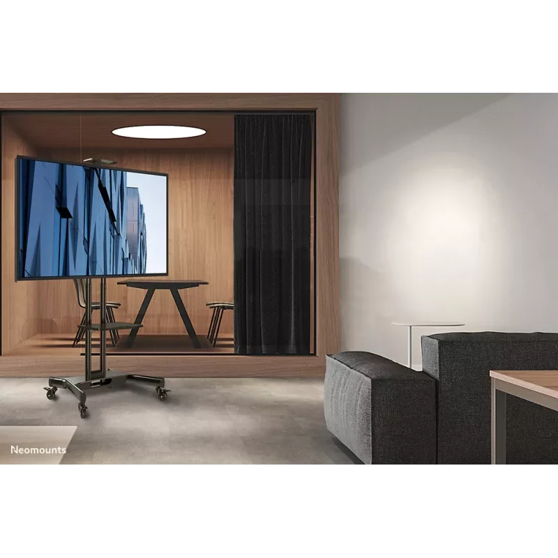 Neomounts NM-M1700Must TV trolley 32-75 inch, Must, Fixed floor stand, Steel, 50 kg, 81.3 cm (32 inch), 190.5 cm (75 inch)