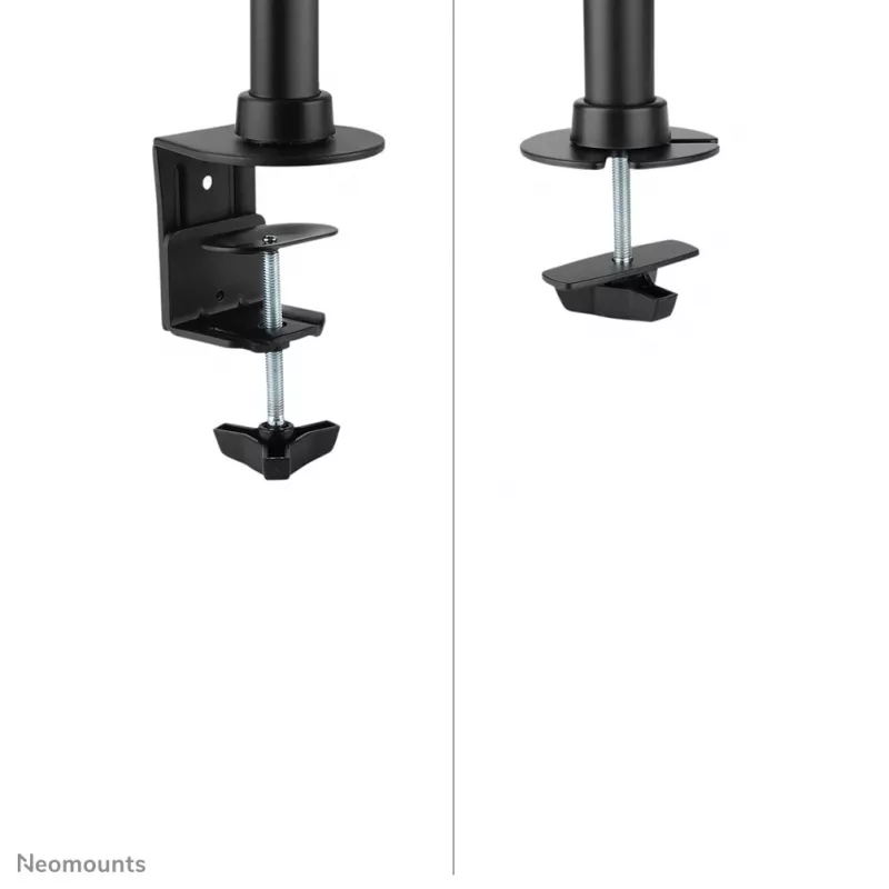Neomounts FPMA-DCB100DMust monitorivaru 10-27 tolli, Klamber/Ava kinnitus, 10 kg, 25.4 cm (10 tolli), 68.6 cm (27 tolli), 100 x 100 mm, Must