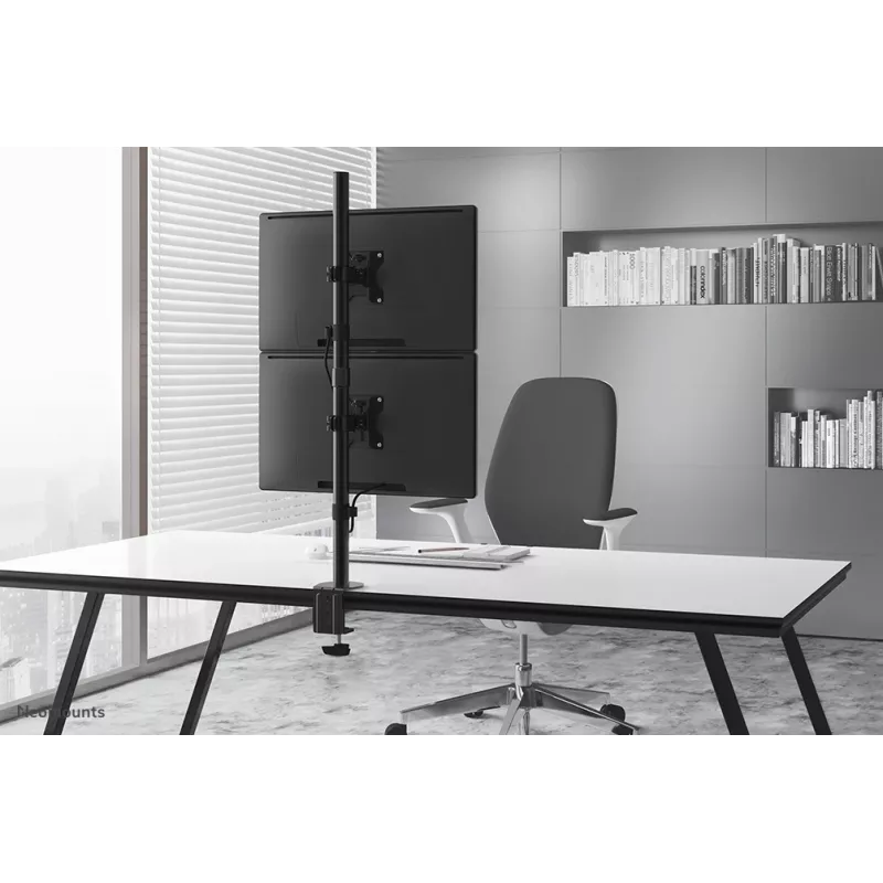 Neomounts FPMA-D550DVMust monitorihoidik 10-32 tolli - vertikaalne paigaldus