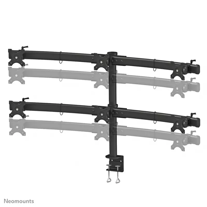 Neomounts FPMA-D700D6 monitori käepide 19-27 tolli, klamber, 8 kg, 48,3 cm (19 tolli), 68,6 cm (27 tolli), 100 x 100 mm, must