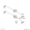 Neomounts FPMA-D700D6 monitori käepide 19-27 tolli, klamber, 8 kg, 48,3 cm (19 tolli), 68,6 cm (27 tolli), 100 x 100 mm, must