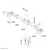 Neomounts FPMA-D960D monitori käsi 10-27 tolli, klamber, 8 kg, 25,4 cm (10 tolli), 68,6 cm (27 tolli), 100 x 100 mm, must