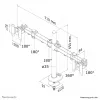 Neomounts FPMA-D960DG monitorihoidik 10-27 tolli, läbiviigukinnitus, 8 kg, 25,4 cm (10 tolli), 68,6 cm (27 tolli), 100 x 100 mm, must