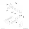 Neomounts FPMA-D960NOTEBOOK monitori käsi sülearvuti hoidikuga 10-27 tolli