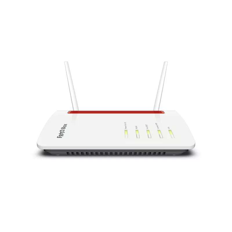 Karp FRITZ 6850 5G traadita ruuter Gigabit Ethernet Kaheriba (2,4 GHz / 5 GHz) Must, Punane, Valge