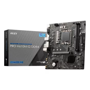 MSI PRO H610M-G DDR4 emaplaat Intel H610 LGA 1700 micro ATX