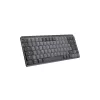 LOGITECH Mx Mechanical Mini Minimalistlik juhtmevaba valgustatud klaviatuur - grafiithall, taktiilne vaikne, QWERTZ, saksa keel