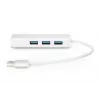 DIGITUS USB 3.0, 3-pordiline HUB ja Gigabit LAN adapter 3xUSB A/F, 1xUSB A/M, 1xRJ45 LAN Toetab Windowsi ja Mac OS-i