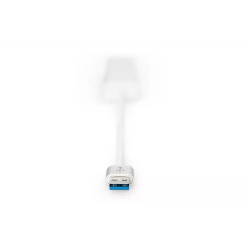 DIGITUS USB 3.0, 3-pordiline HUB ja Gigabit LAN adapter 3xUSB A/F, 1xUSB A/M, 1xRJ45 LAN Toetab Windowsi ja Mac OS-i