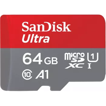 WESTERN DIGITAL SanDisk Ultra micro SDXC 64GB pluss SD-adapter 140MB/s A1 Klass 10 UHS-I - pildistamise pakend