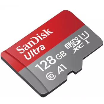 WESTERN DIGITAL SanDisk Ultra micro SDXC 128GB pluss SD-adapter 140MB/s A1 Class 10 UHS-I – fotopakend